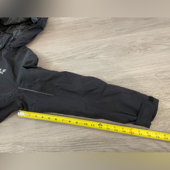 JACK WOLFSKIN Black Winter Snowboard Ski Jacket Belted. Size L - Picture 5 of 15